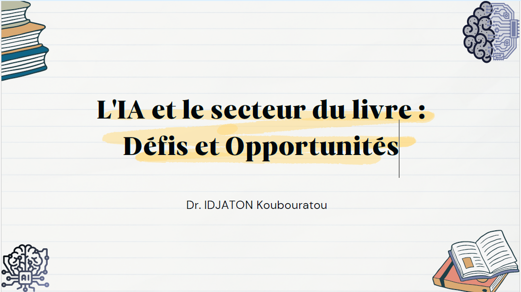 L'IA et le secteur du livre : Défis et Opportunités